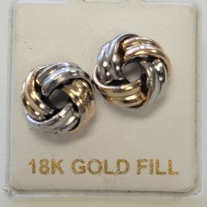 18k gold filled studs